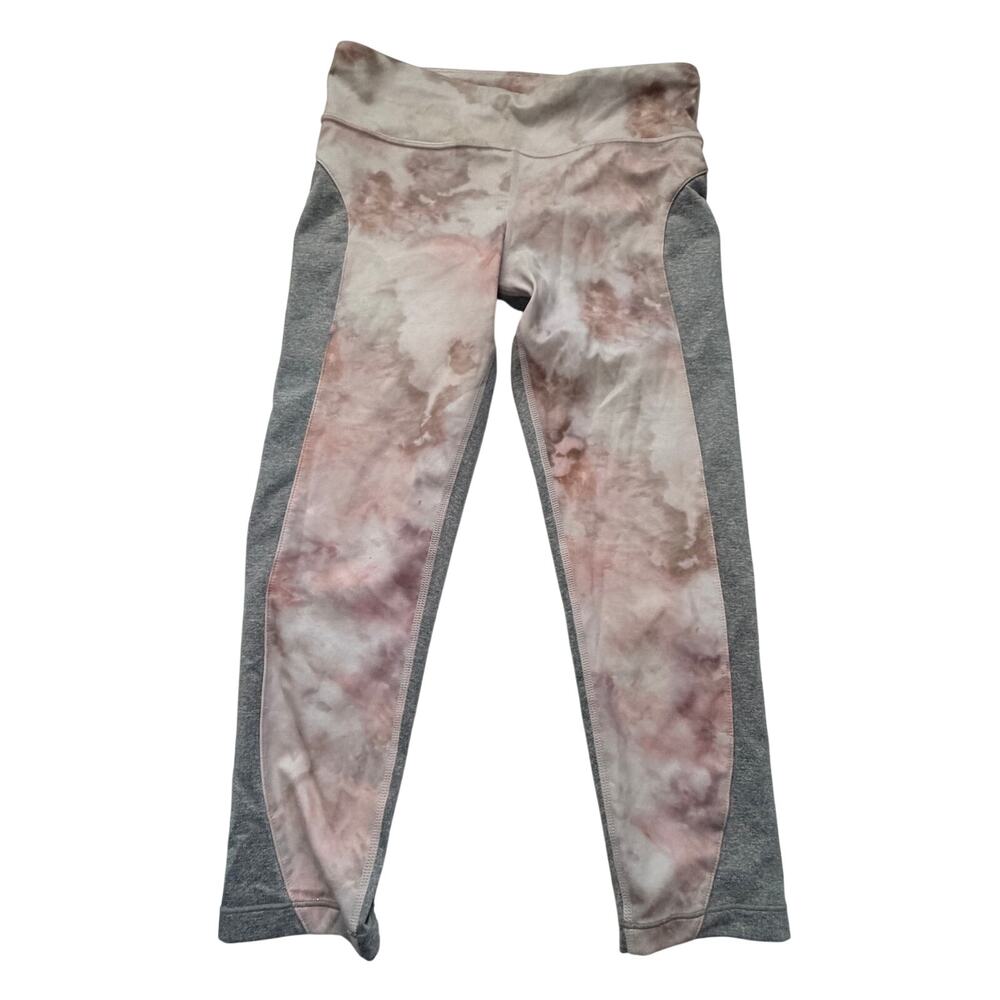 Athleta Girl Spliced Chit Chat Capri Tie-Dye Leggings Size 12